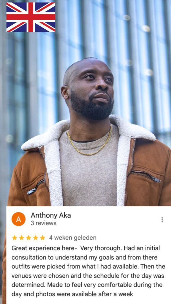 Review from a dating photography client - Anthony